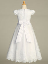 Petra Satin & Lace Communion Dress – Perfect for Formal Occasions